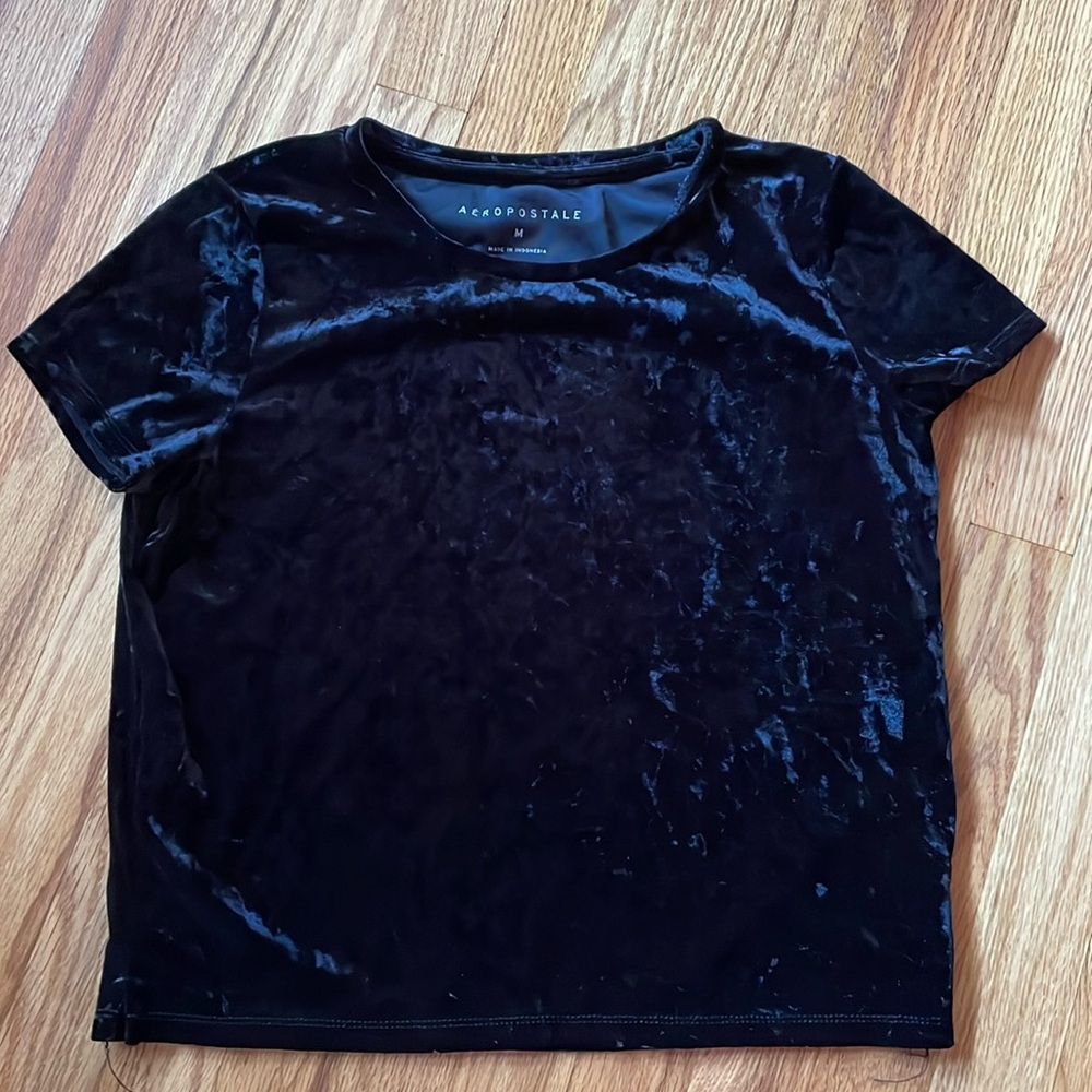 Velvet Black T shirt